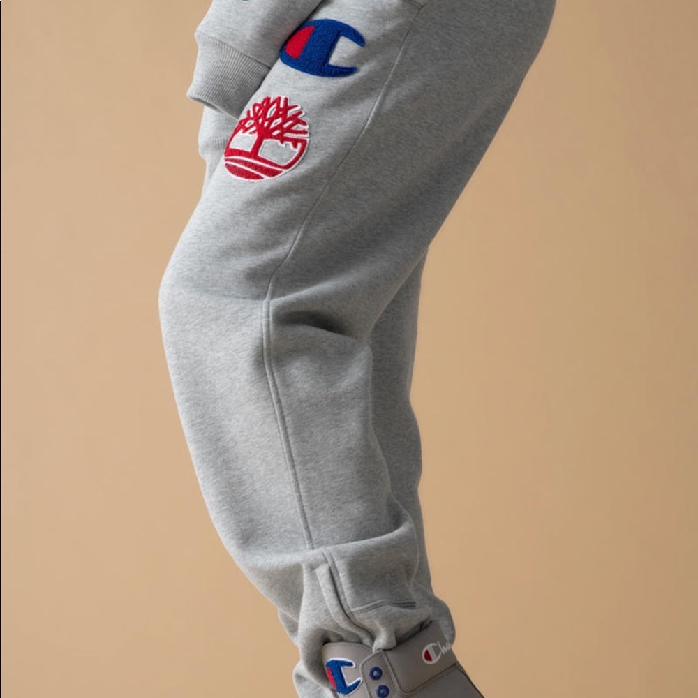 Champion x Timberland sweatpants collab
